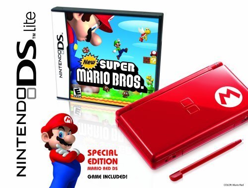 Nintendo DS Lite Limited Edition Red Mario with New Super Mario Bros. by Nintendo [並行輸入品]( 未使用品)　(shin