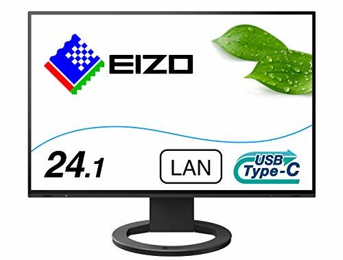 EIZO FlexScan EV2495-BK （24.1型/1920×1200/フレームレスモニター/アンチグレアIPS/疲れ目軽減/ブラック）(中古品)　(shin_画像1