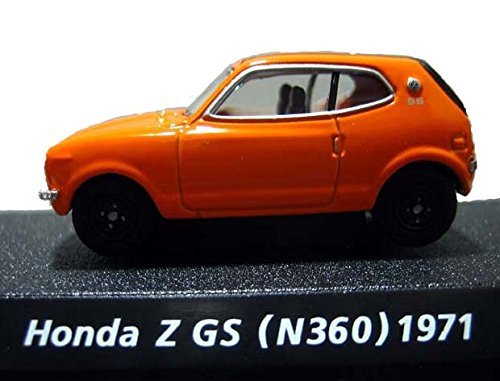 コナミ 1/64 絶版名車コレクション Vol,5 ホンダZ GS 型式N360 1971 オレンジ(中古品)　(shin_画像1