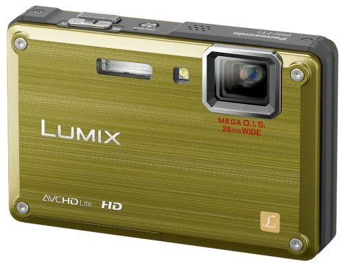 【中古品】 Panasonic 防水デジタルカメラ LUMIX (ルミックス) FT1 フォリッジグリーン DMC　(shin