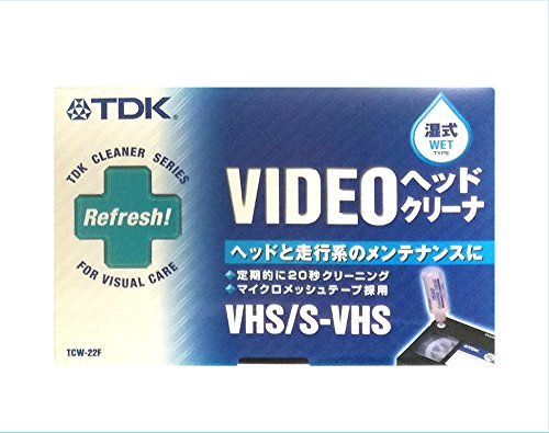 TDK ビデオヘッドクリーナー 湿式 VHS/S-VHS用 TCW-22F(中古品)　(shin_画像1