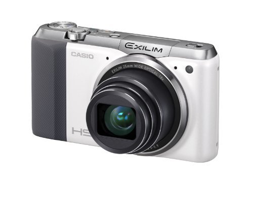 【中古 良品】 CASIO EXILIM デジタルカメラ ハイスピード 1610万画素 光学18倍ズーム ホワイ　(shin_画像1