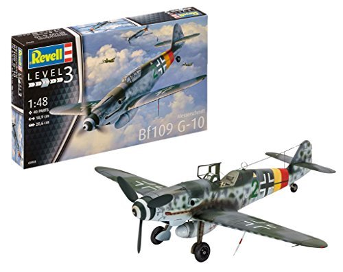 ドイツレベル 1/48 メッサーシュミット Bf109G-10 プラモデル(中古品)　(shin_画像1