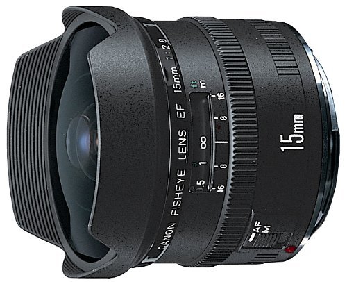 Canon EFレンズ EF15mm F2.8 フィッシュアイ 単焦点レンズ 超広角(中古品)　(shin_画像1
