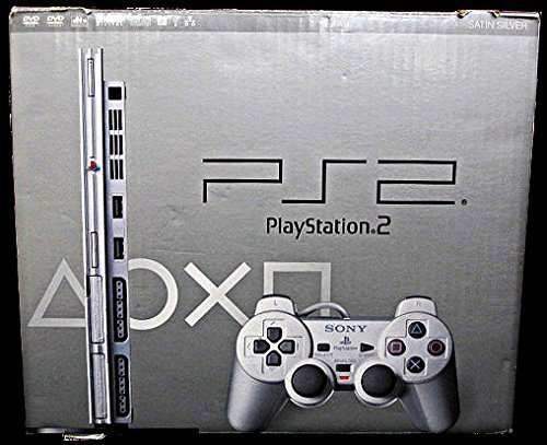 【中古 良品】 PlayStation 2 サテン・シルバー (SCPH-79000SS) 【メーカー生産終了】　(shin