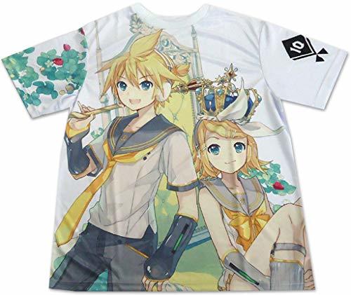 VOCALOID 鏡音リン・レン 10th Anniversary Shop限定 フルグラフィックTシャツ ホワイト_画像1