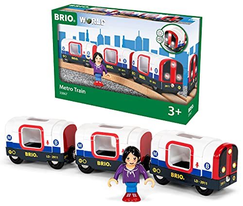 BRIO WORLD ライト&サウンド付メトロ列車 33867(未使用品)　(shin_画像1