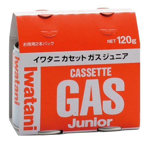 【中古品】イワタニ カセットガス ジュニア 2本組 CB-JR-120P　(shin_画像1