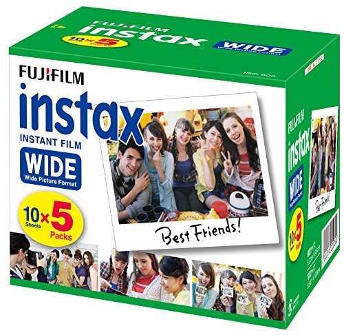 【新品】 FUJIFILM インスタントカメラ ワイド用フィルム 50枚入 INSTAX WIDE K R 5　(shin_画像1