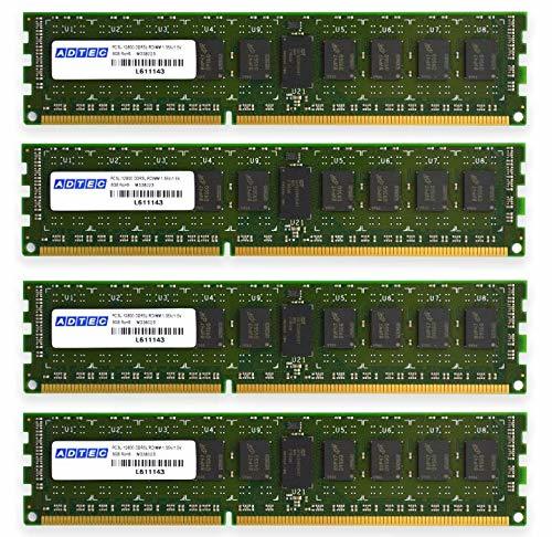 アドテック DDR3L-1600 UDIMM 4GB 省電力/低電圧 4枚組(中古品)　(shin