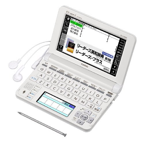 カシオ 電子辞書 エクスワード 実践英語モデル XD-U9800 ホワイト(中古品)　(shin_画像1