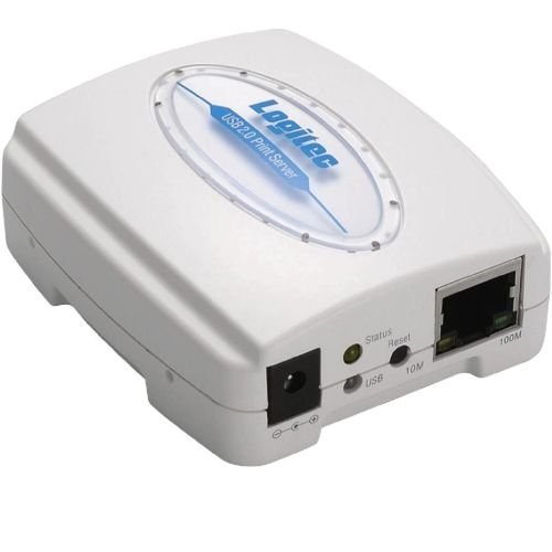 Logitec プリントサーバ USB2.0接続 LAN-PS/U2A(中古品)　(shin_画像1
