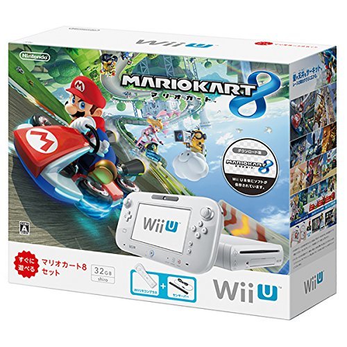 Wii U マリオカート8 セット シロ【メーカー生産終了】　(shin_画像1