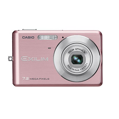 カシオ Exilim EX-Z77 7.2MP デジタルカメラ アンチシェイク光学ズーム 3倍 (ピンク)(中古品)　(shin_画像1