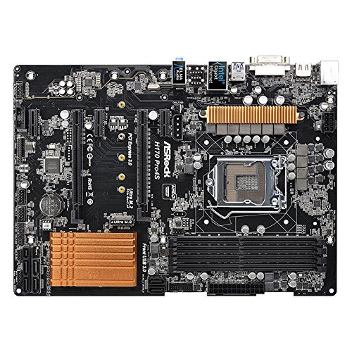 ASROCK Intel H170チップセット搭載マザーボード LGA1151 ATX DDR4 M.2 HDMI (H170 P(中古品)　(shin