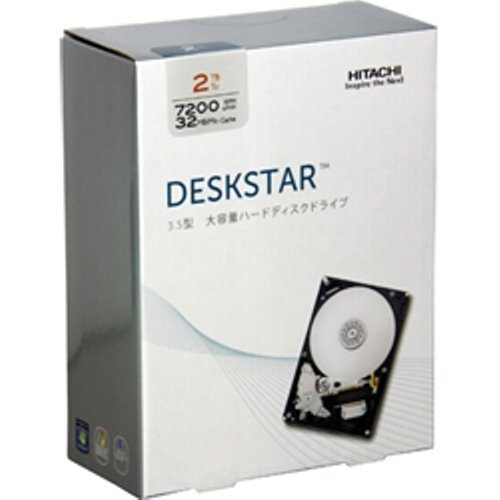 日立 HGST Deskstar パッケージ版 3.5inch 2TB 32MB 7200rpm 0S02602　(shin