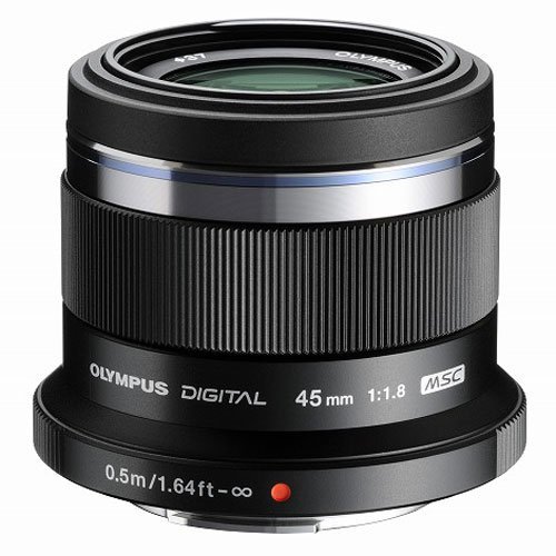 【新品】 OLYMPUS 単焦点レンズ M.ZUIKO DIGITAL 45mm F1.8 ブラック　(shin_画像1