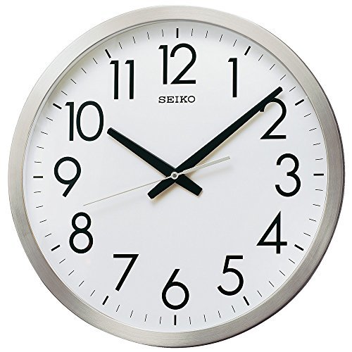 セイコー クロック 掛け時計 アナログ オフィスタイプ 金属枠 KH409S SEIKO( 未使用品)　(shin