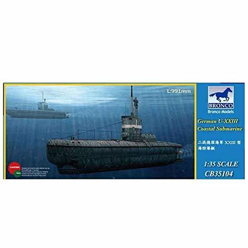 ブロンコモデル 1/35 独UボートXXIII型 TYPE23 沿岸用潜水艦(中古 未使用品)　(shin_画像1