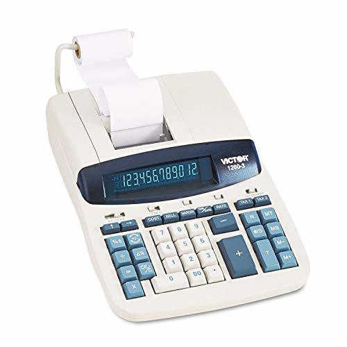 VCT12603-1260-3 Two-Color Heavy-Duty Printing Calculator(中古 未使用品)　(shin_画像1