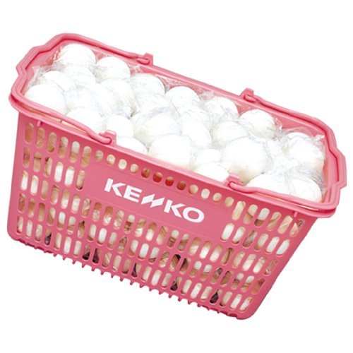 値頃 ナガセケンコー(KENKO) ソフトテニスボール かご入りセット 公認球10ダース(120個) TSOWK-V(中古 未使用品)　(shin その他