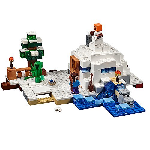 輸入レゴマインクラフト LEGO Minecraft 21120 the Snow Hideout Building Kit [並行輸入品](中古 未使用品)　(shin_画像1