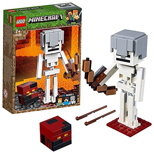 レゴ(LEGO) マインクラフト マインクラフト ビッグフィグ スケルトンとマ (未使用品)　(shin