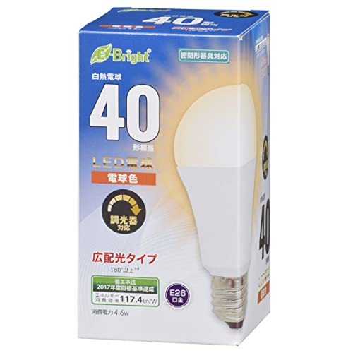LED電球 E26 40形相当 広配光 密閉器具・調光器対応 電球色_LDA5L-G/D AS20 06-3617(中古 未使用品)　(shin_画像1