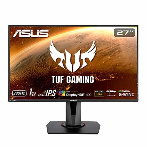 ASUS ゲーミングモニター TUF Gaming VG279QM 27インチ/フルHD/IPS/280Hz/1ms/