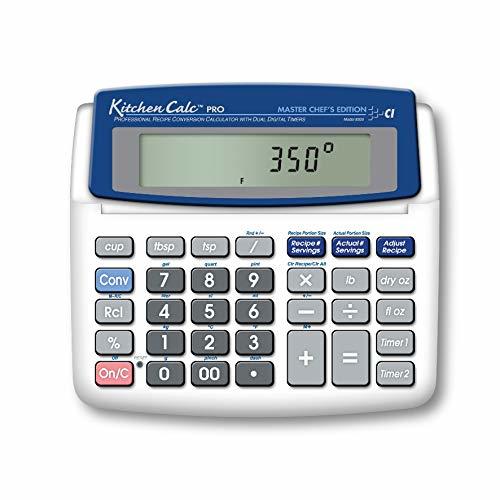 Calculated Industries KitchenCalc 8305 PRO Master Chef Edition レシピ変換計算機 デュアルデジタルタイマー付き C(品)　(shin