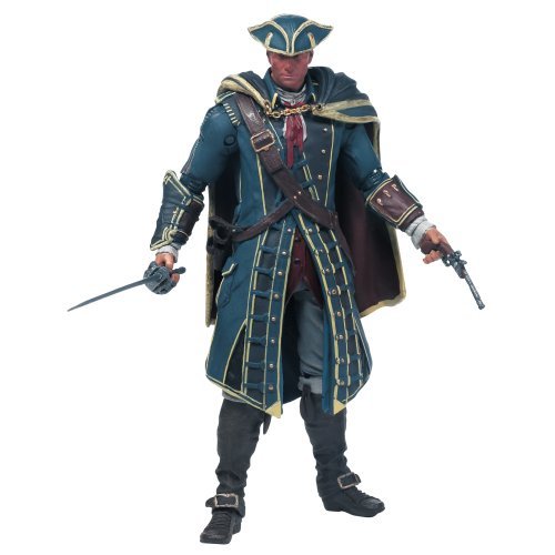 アサシンクリードシリーズ1 Haytham Kenwayアクションフィギュア Assassin's Creed Series 1 Haytham Kenway Action F(中古品)　(shin_画像1