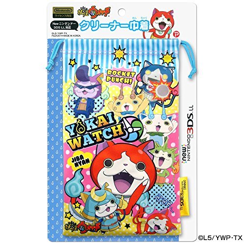 妖怪ウォッチ new NINTENDO 3DSLL 対応 クリーナー巾着 ポップ(中古品)　(shin_画像1