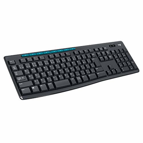 ロジクール ワイヤレスキーボード K275 ワイヤレス キーボード 無線 薄型 テンキー USB接続 Unifying windows 国内正 (中古品)　(shin_画像1