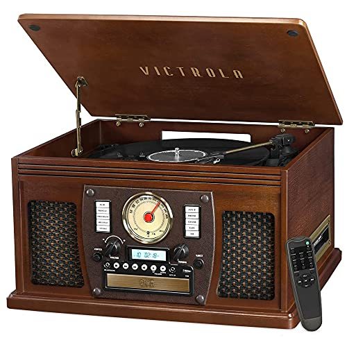 Victrola Navigator 8-in-1 Classic Bluetooth Record Player with USB Encoding and 3-speed Turntable 141［並行輸 (中古品)　(shin_画像1