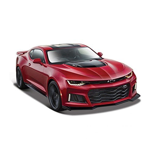 マイスト 1/24 2017 シボレー カマロ ZL1 Maisto 1:24 2017 Chevrolet Camaro ZL1 レース スポーツカー ダイキャスト (中古品)　(shin_画像1