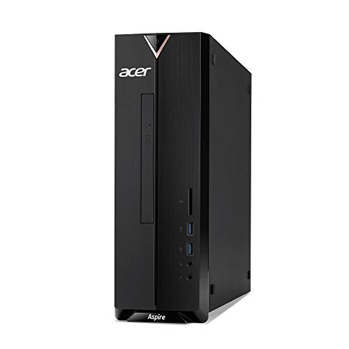 Acer デスクトップパソコン Aspire Celeron J4005/8GB/1TB HDD/±R/RW スリムドライブ/Windows 10/ブラック XC-830-N1(中古品)　(shin_画像1