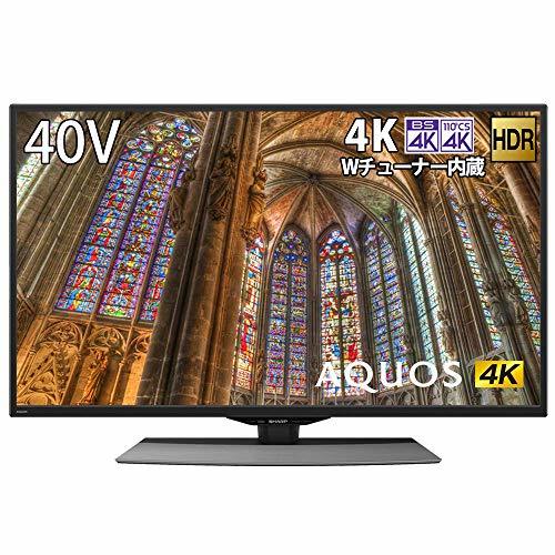 シャープ 40V型 4K チューナー内蔵 液晶 テレビ AQUOS Android TV HDR対応 4T-C40BJ1(中古品)　(shin_画像1