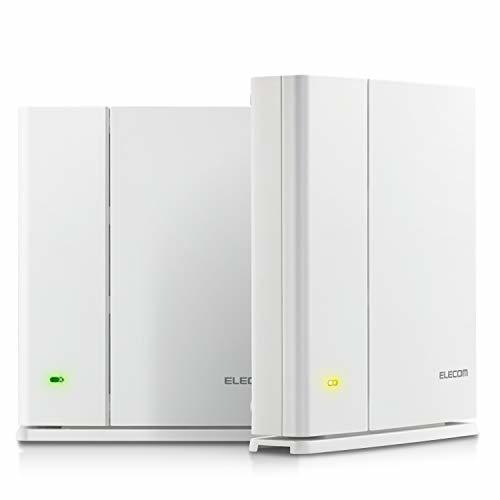 エレコム メッシュ WiFiルーター 無線LAN 親機＋中継器セット 11ac 1733＋800Mbps IPv6（IPoE）対応 日本メーカー WMC(中古品)　(shin_画像1