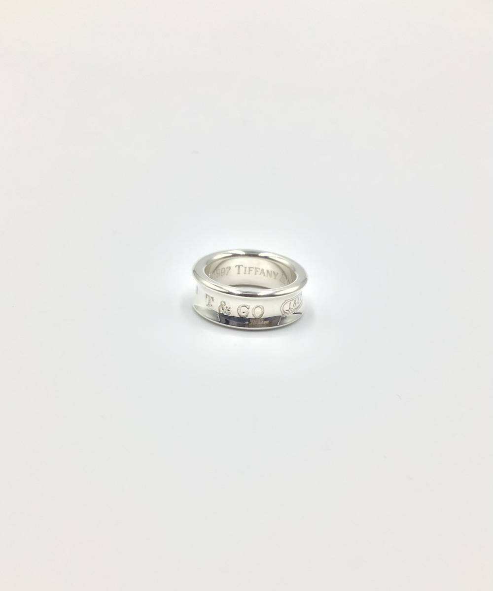 Tiffany&Co. &Co. ティファニー　シルバー925 1837ナローリング・指輪 　約7.5号