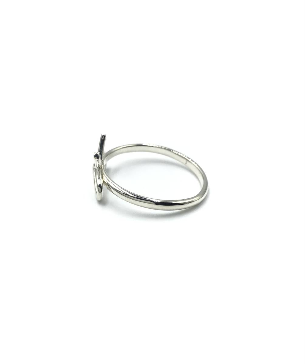 Tiffany&Co. &Co. ティファニーリボン　リング　シルバー925リング・指輪 　約21号_画像9