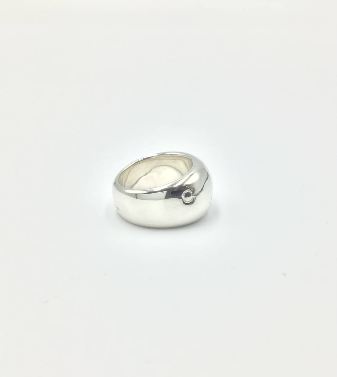 CHANEL Chanel SV925 silver Logo ring ring approximately 11 number 