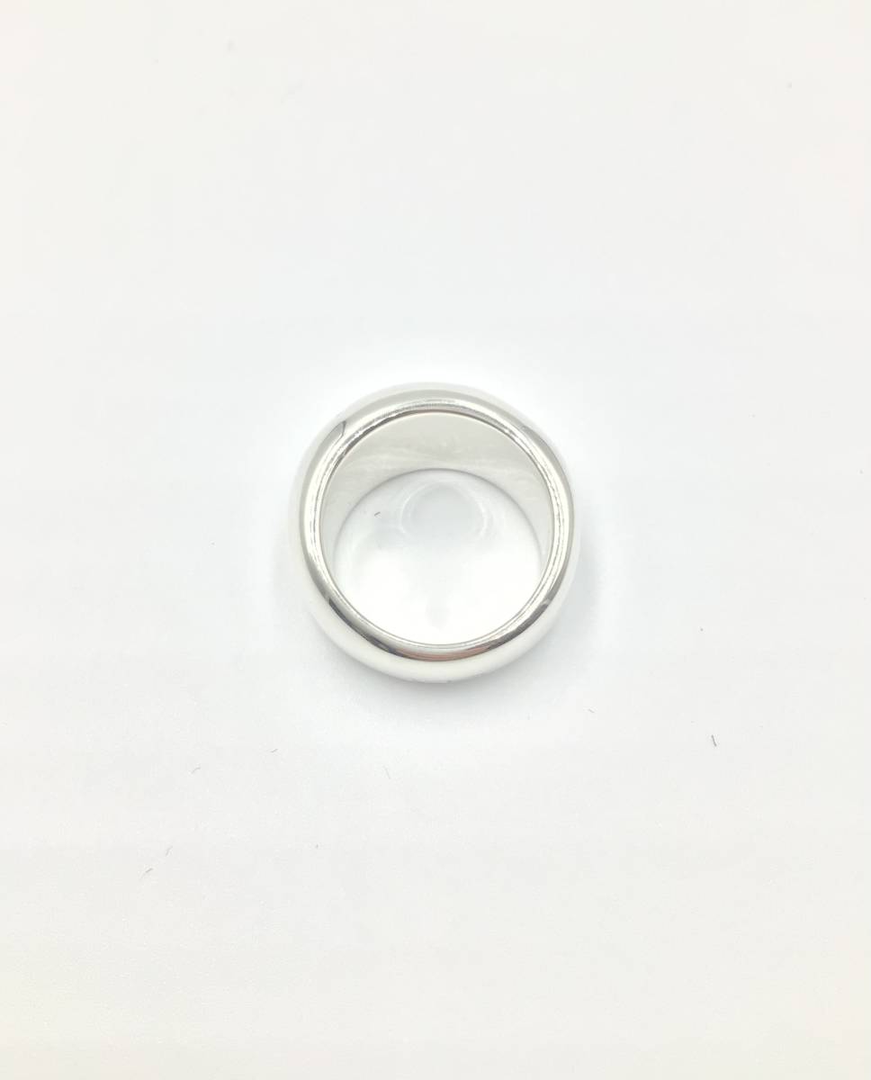 CHANEL Chanel SV925 silver Logo ring ring approximately 11 number 