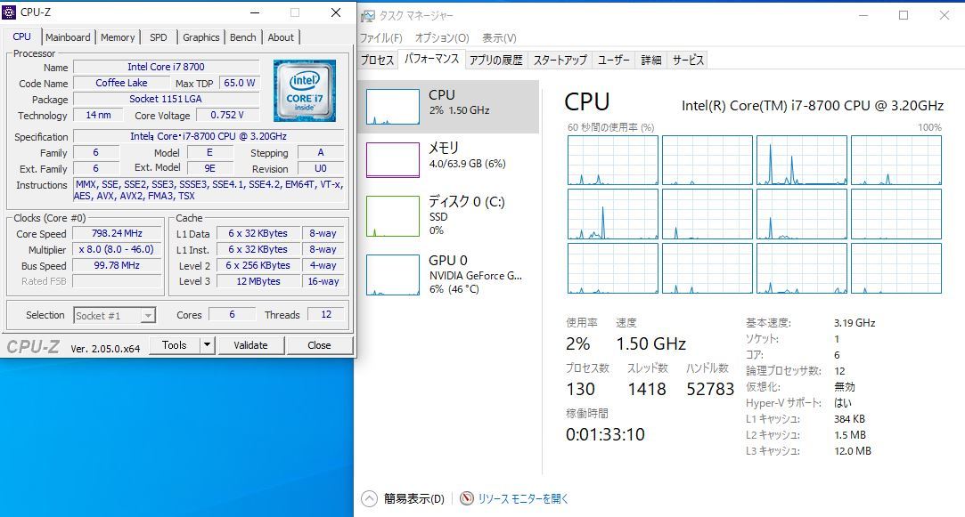 M CPU Intel Core i7  3.2GHz 動作品