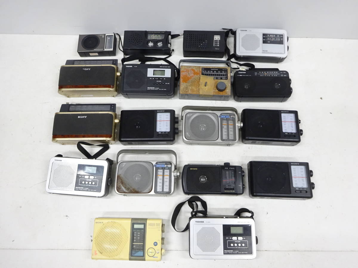 SONY/Panasonic etc. radio summarize 18 piece and more Junk M2610