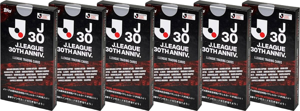 Topps J-League 30th Anniversary 6 Box Jリーグ 30周年企画特別カード