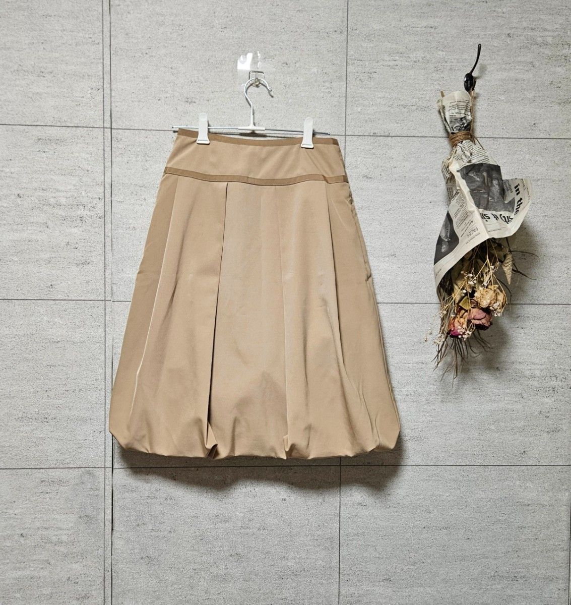 B019 FOXEY NEW YORK フォクシー バルーンスカート ベージュ系 B019 FOXEY NEW YORK フォクシー バルーンスカート ベージュ系