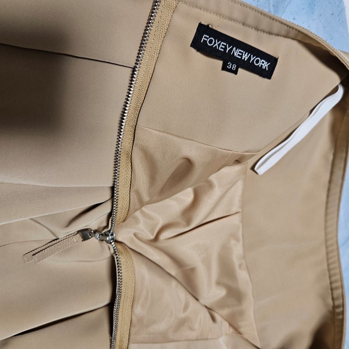 B019 FOXEY NEW YORK フォクシー バルーンスカート ベージュ系 B019 FOXEY NEW YORK フォクシー バルーンスカート ベージュ系