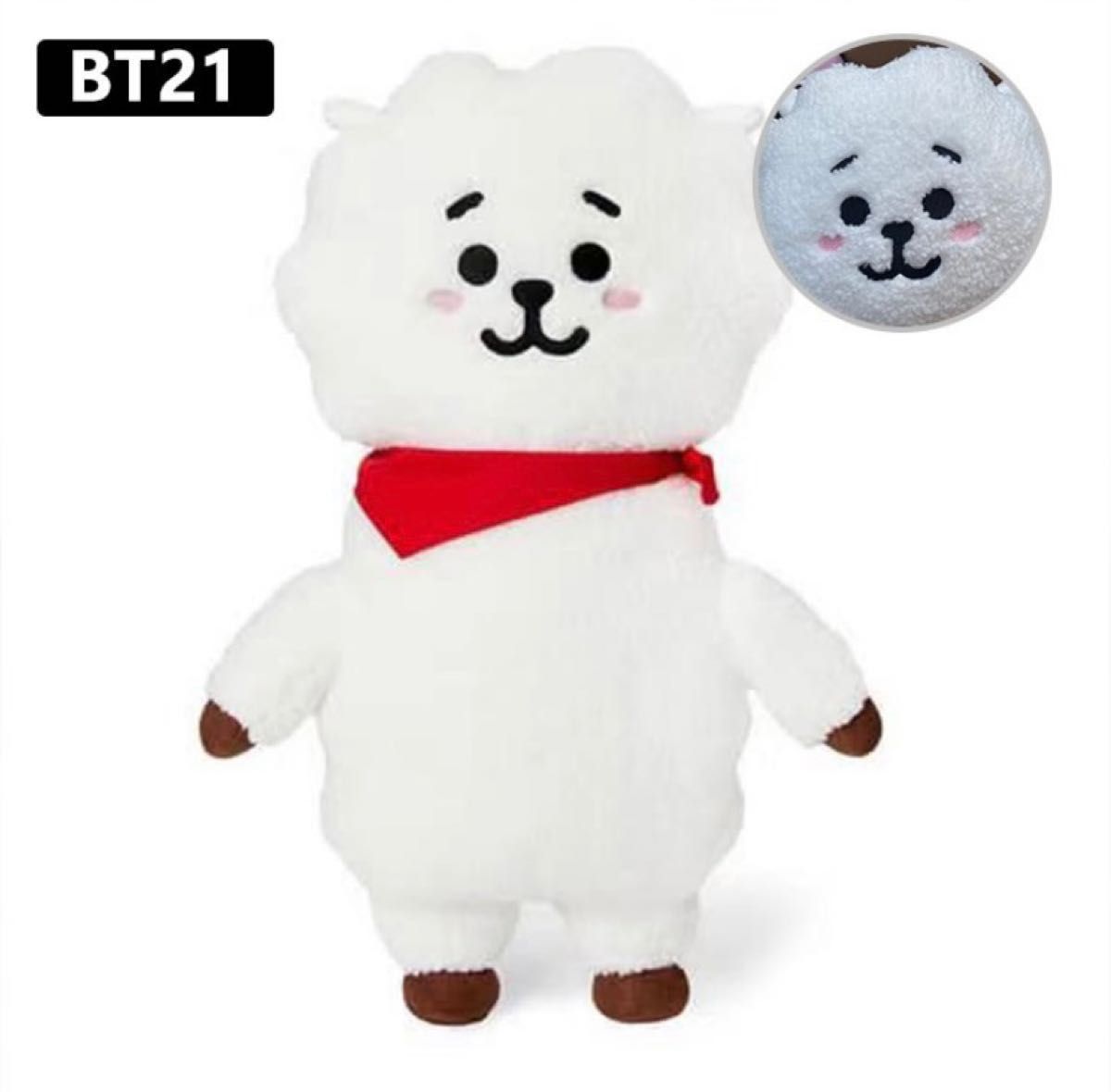 値下げ！海外限定品!BTS♪BT21♪RJ！スタンディングドール！PLUSH DOLL♪