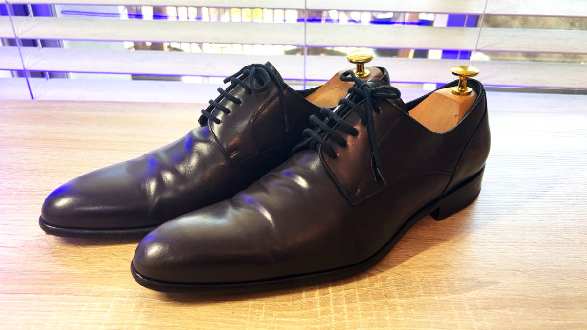 ☆美品☆ ドルチェ&ガッバーナ グレー ロングノーズ ドレスシューズ