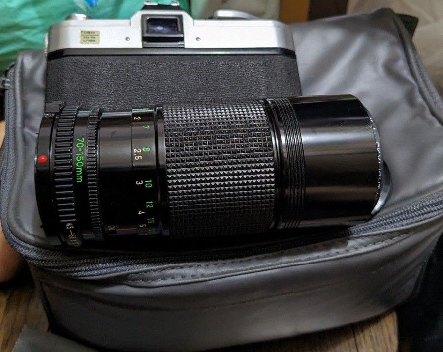 超美品 一眼レフ Canon FTb canon zoom lens FD 70-150mm 1:4.5 ショルダーバック他